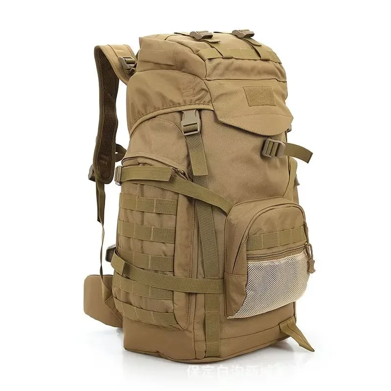

60L Men Military Bag Tactical Backpack Climbing Mountaineering Sport Outdoor Molle Bag for Men Luggage Camping Travel Rucksack