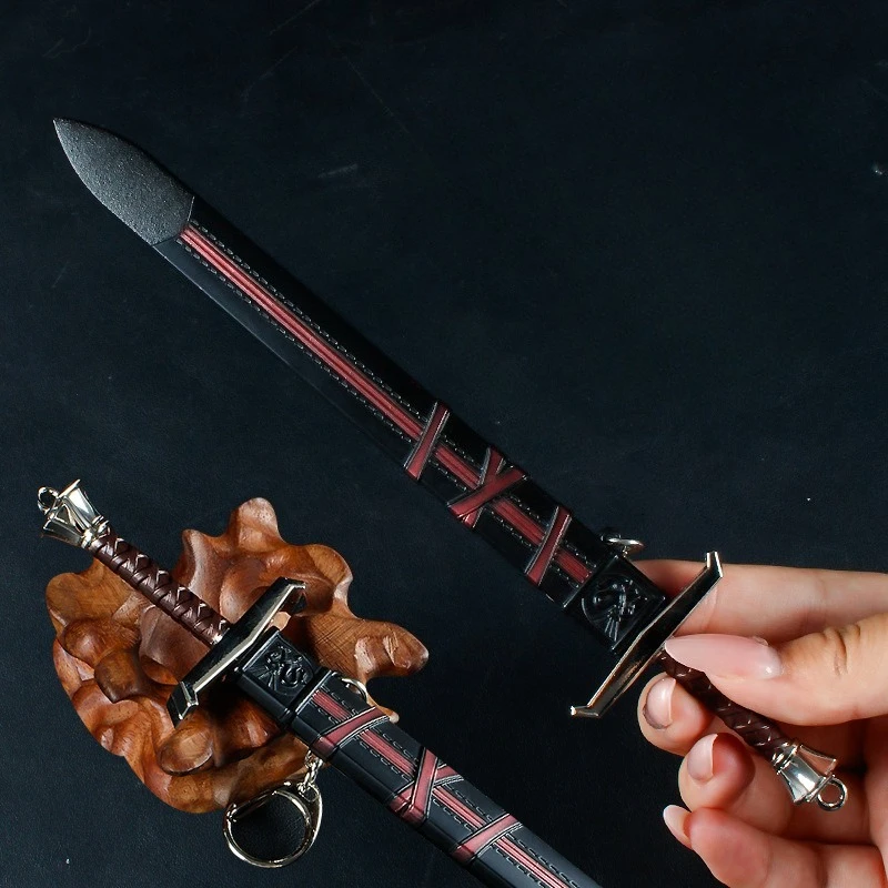 22 CM Gadżety do gier Miecz Zwycięstwa Model Broni Kolekcjonerskie Ozdoby na Biurko Kreatywne Prezenty Urodzinowe dla Przyjaciół Zabawka dla Chłopca