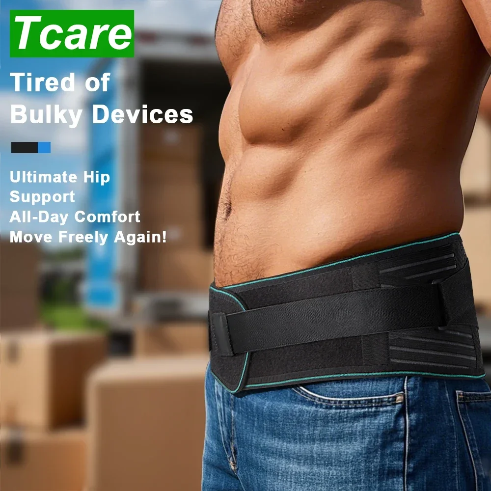 Back Brace for Lower Back Pain Relief, Adjustable Lumbar Support Belt, Improves Posture During Workouts, Sciatica,Herniated Disc