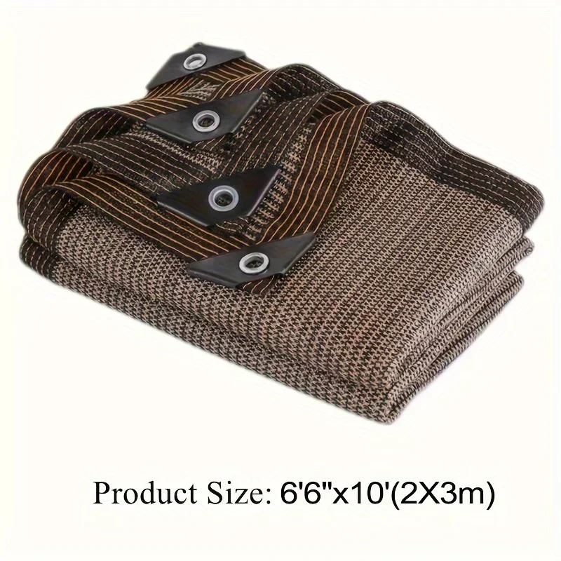 80% UV Protection Vinyl Shade Cloth with Grommets - Perfect for Garden, Patio, Greenhouse, Breathable Privacy Screen