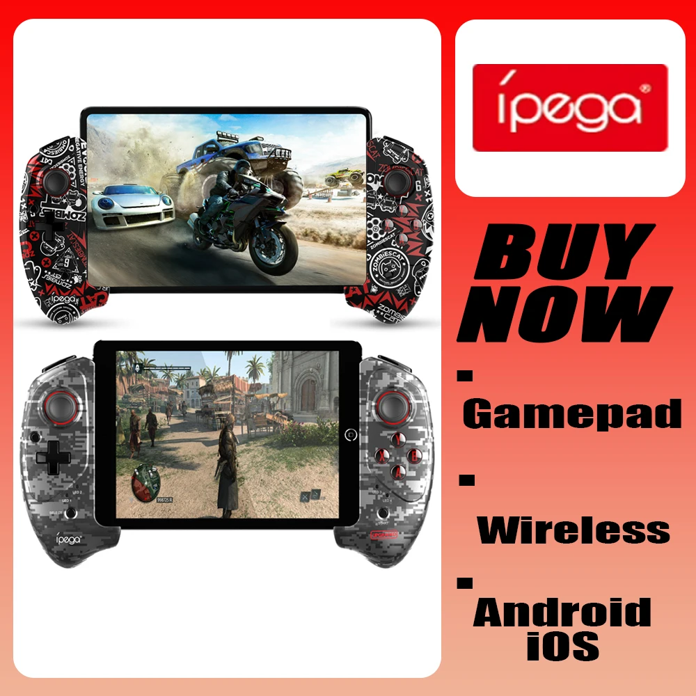 Ipega Gamepad PG-9083 Wireless Bluetooth Joystick PUBG Triggers Controle For PC Android IOS TV Box Tablet Game Controller Phone