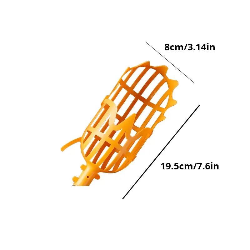 Zestaw do zbierania ogrodów na farmie Narzędzia do głębokiego kosza Głowica do zbierania owoców Wygodny łapacz owoców Jabłko do zbierania brzoskwiń
