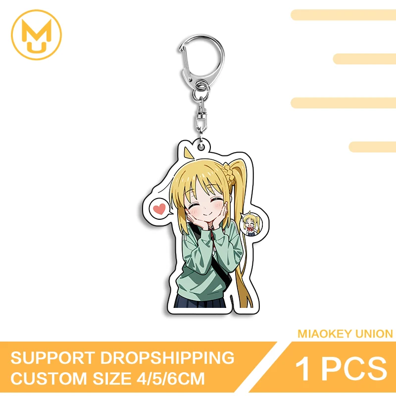 Playful Ljichi Nijika High Quality Enchanting Double Sided Acrylic Keyring Practical Simplicity Charming Key Ring Accessory