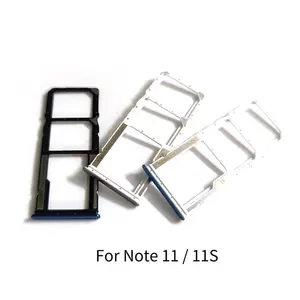 Bilashmart Xiaomi Redmi Note 11 11S 11R SIM Card Tray Slot Holder Adapter Socket Repair Parts