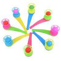 12/24pcs Suspended Floating Blow Ball Pipe Board Game Kids Boy Girl Birthday Party Favors Pinata Fillers Toys Christmas Gift