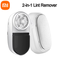 Xiaomi 2-in-1 Fabric Shaver 2600mAh Cordless Trimmer Sweater Defuzzer with Lint Brush Portable Trimmer for Clothes Furniture