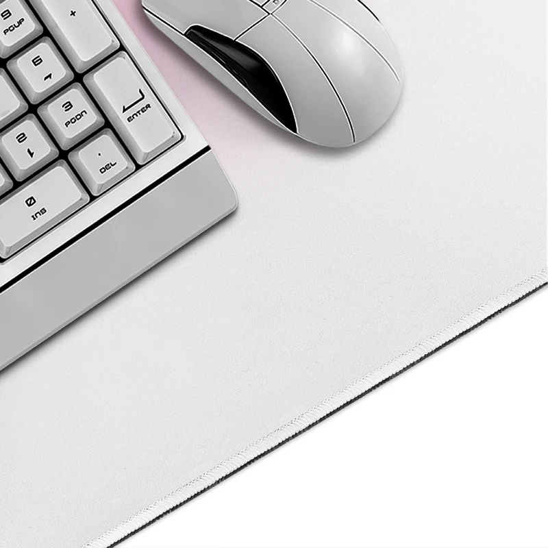 Mouse Pad Gaming White And Pink Heart printon demand Custom New Computer Mousepad XXL MousePads Soft Office Gaming laptop