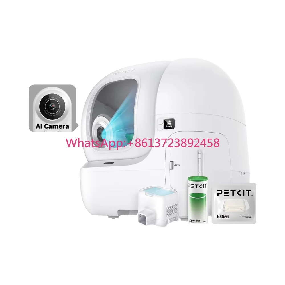 PETKIT 2025 PUROBOT MAX PRO AI-  Self-Cleaning Cat   Box 210° Wide Angle Lens 5G&2.4G WiFi/App Control for Cats