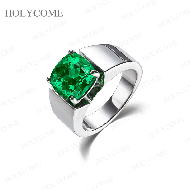 Ringe aus 925er Sterlingsilber für Herren, 5 Karat Moissanit/Im Labor gezüchteter Edelstein, VVS1, modische Geschenke, Verlobung, Hochzeit, hochwertiger Schmuck – Detail 6