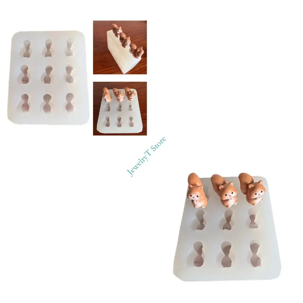 

LX9D Белка силиконовая форма для выпечки украшения DIY мыло кубики льда ювелирные аксессуары