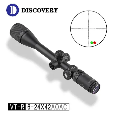 Discovery VT-R 6-24X42 AOAC Cheap Field Scopes Illuminated   Object Focus Riflescope Super Thin-wall Effect Large Field of View