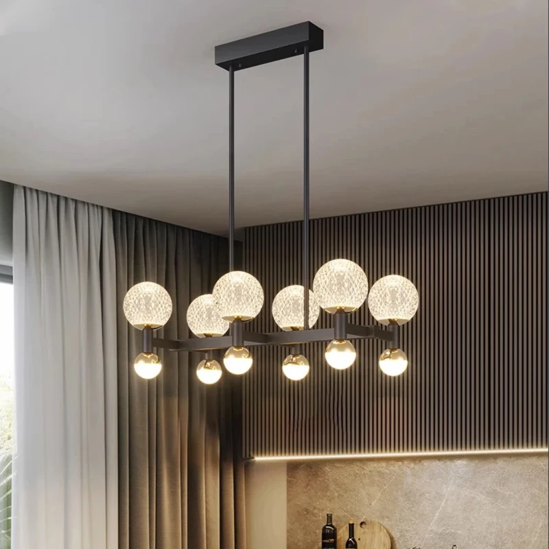 ديكور المنزل الحديث أضواء LED مصابيح إضاءة متدلية لغرفة المعيشة الثريات لغرفة الطعام معلقة ضوء الإضاءة الداخلية #4