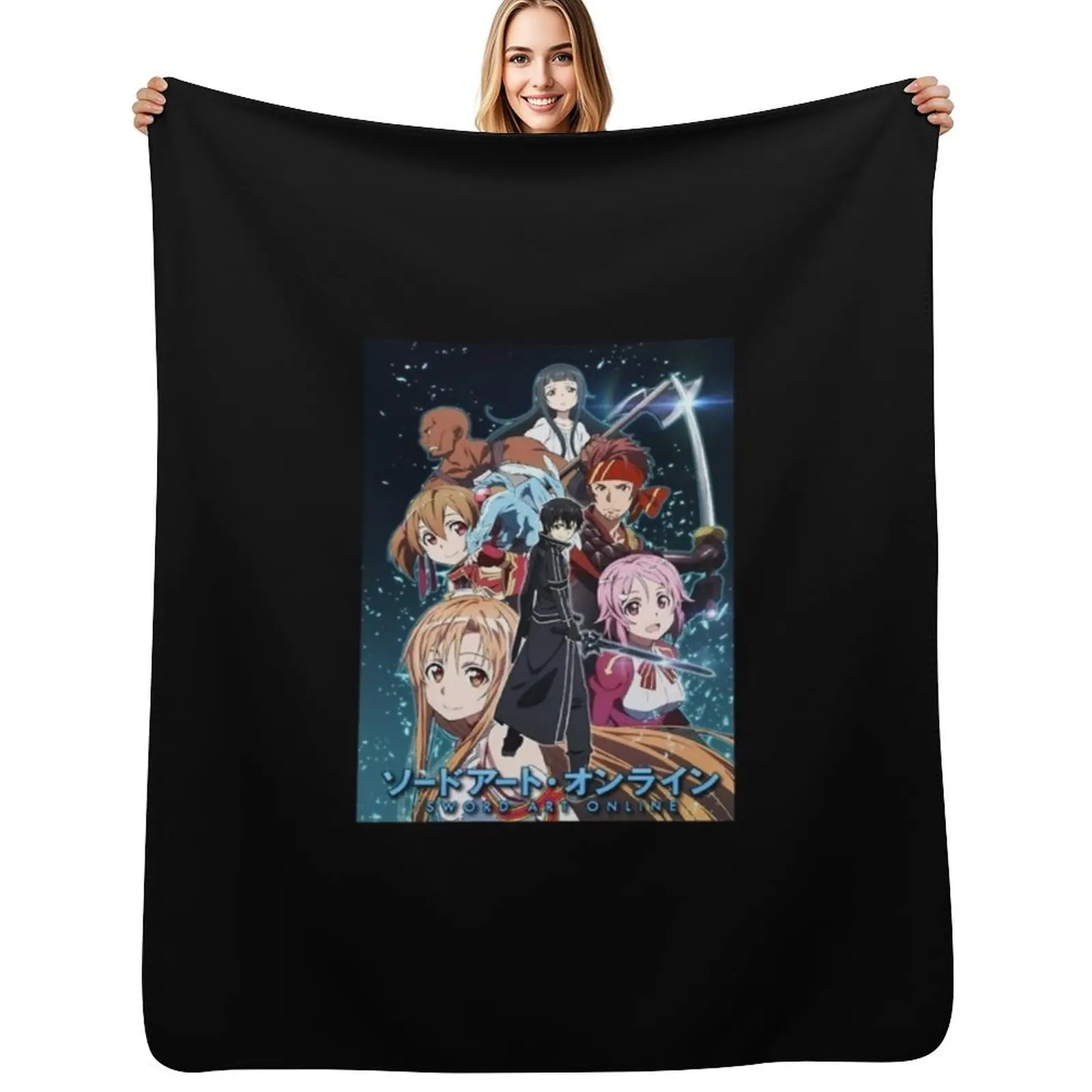 

Sword Art Online (2021) Throw Blanket christmas gifts Decorative Sofas Furrys valentine gift ideas Blankets