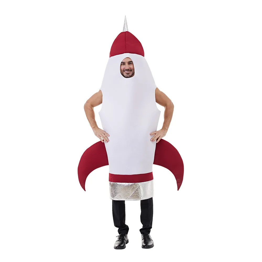 Disfraz de cohete para adultos, mono de Cosplay, traje espacial para Halloween, Carnaval, Purim, Aliens de fiesta para hombres y mujeres