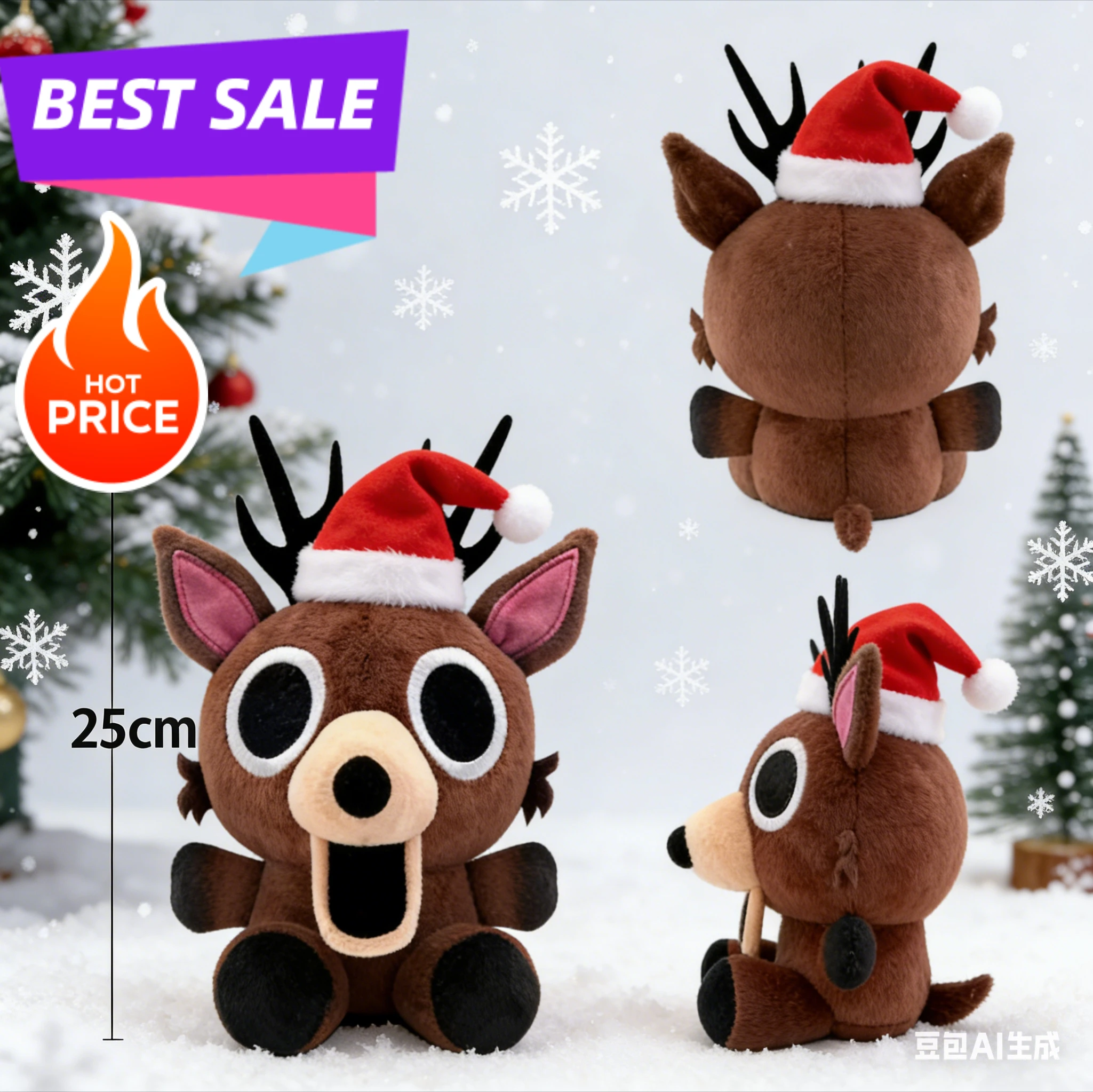 

·Рождественский подарок для ребенка 99 ночей в лесу. Плюшевая кубическая олень. Плюшевая забавная игра. Аниме. Периферийные устройства. Мягкая кукла. 2025 Новая милая кукла-олень.