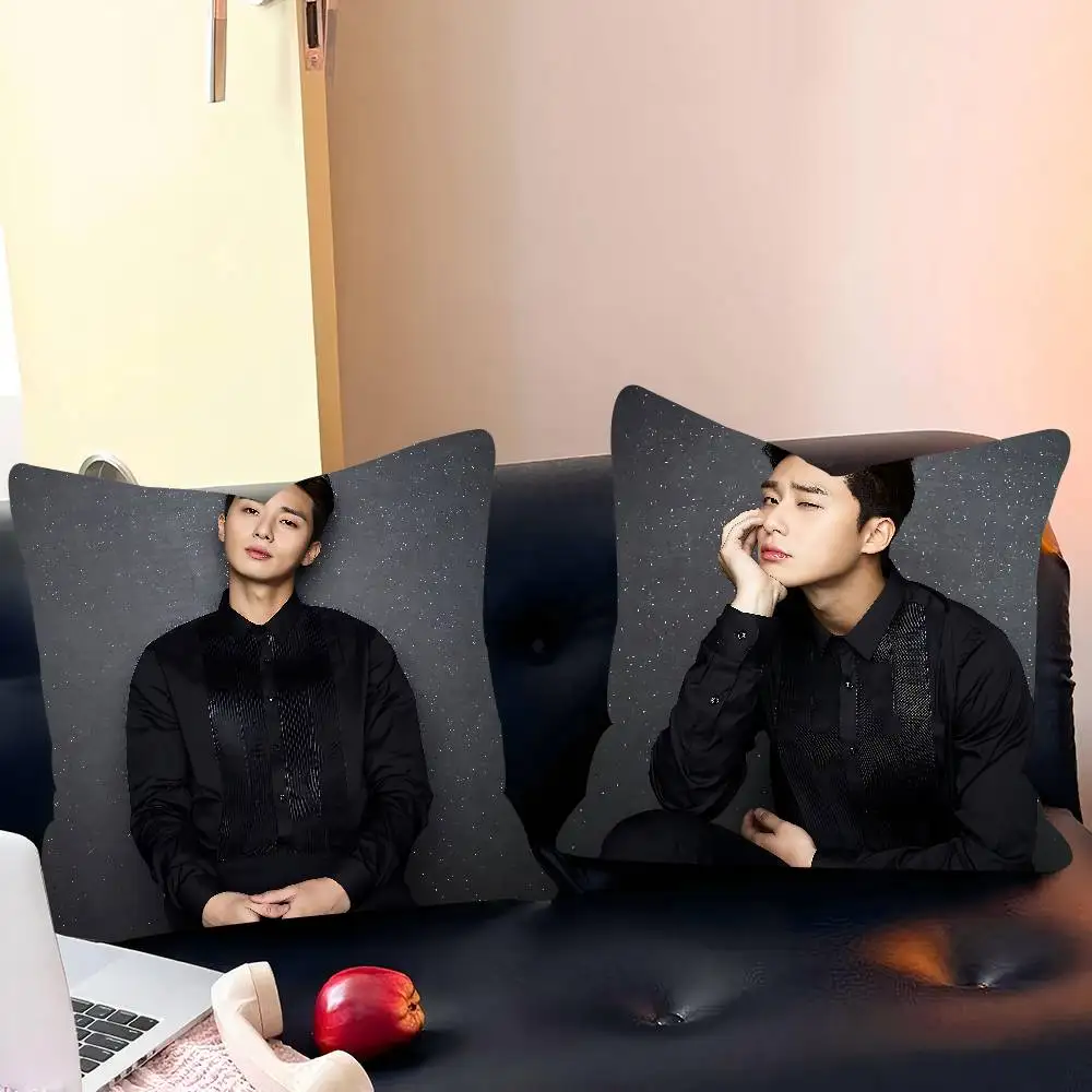غطاء وسادة P-Park Seo-joon غطاء وسادة قابل للإزالة وقابل للغسل - كتان ناعم لجميع المواسم