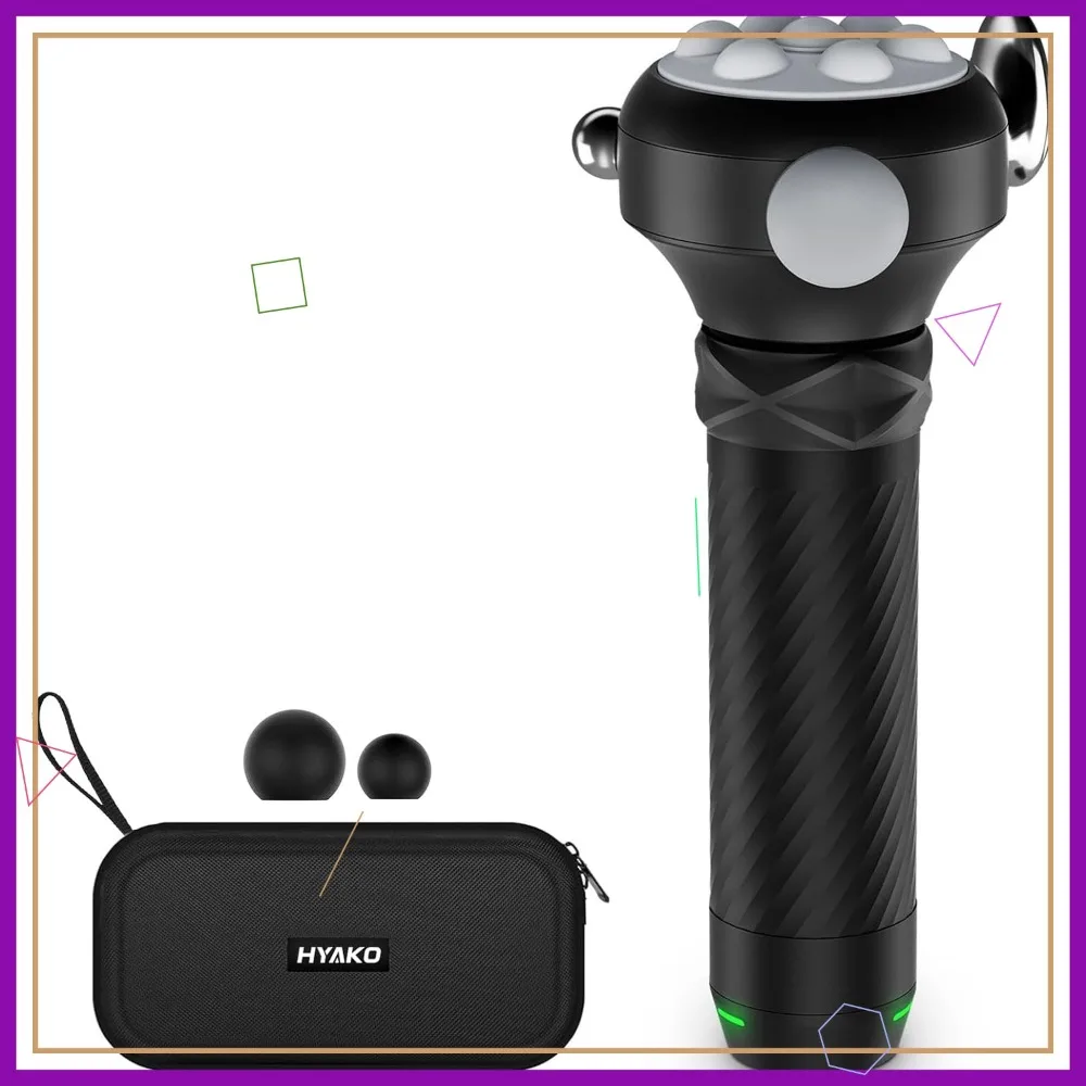 

Pro-Grade Deep Tissue Massage Gun - 6500 RPM for Full Body Pain Relief & Fascia Release, Handheld Portable