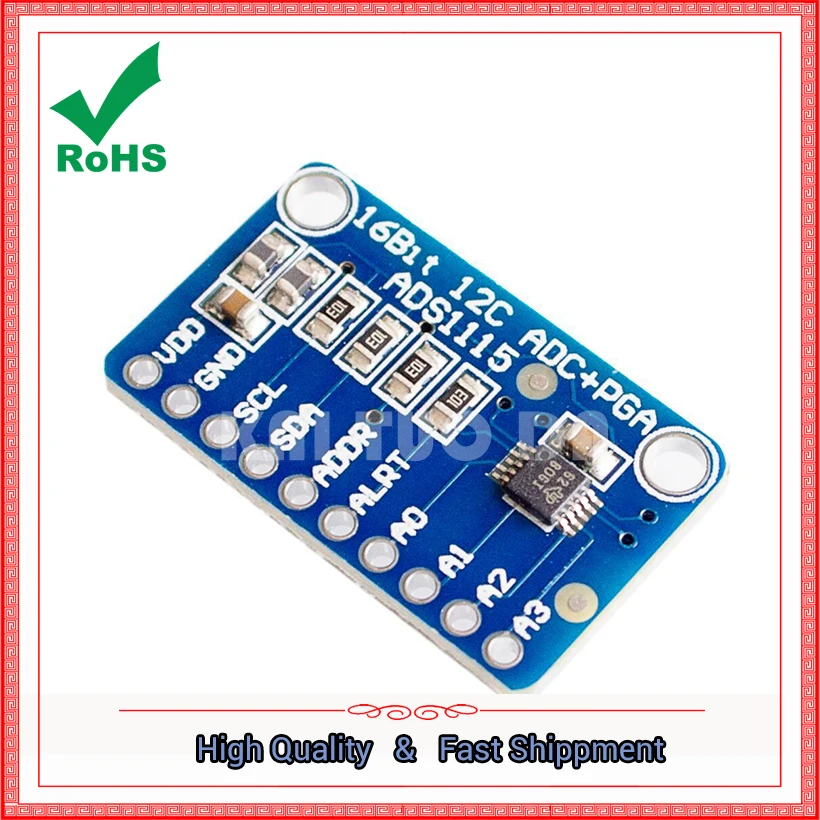 ADS1115 ultra-small 16-bit Precision analog-to-digital Converter ADC Development Board Module