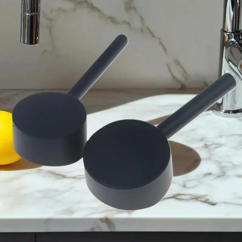 35/40mm Cartridge Spool Faucet Handle - Chrome-Plated Brass Replacement Handle for Bathroom Sink Faucets, Easy Installation Tool