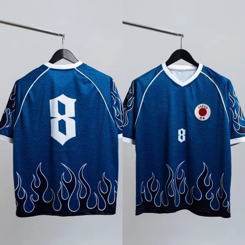 2026 New Japanese Style #8 Jersey, Stylish and Versatile, Unisex Sports Casual Short-Sleeve T-Shirt, Perfect for Family Matching