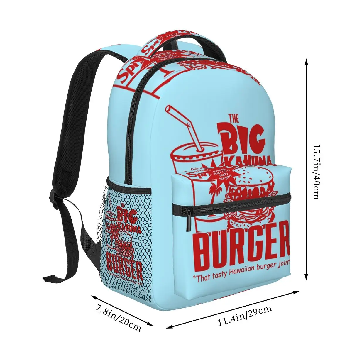 Pulp Fiction 2 Directed By Quentin Tarantino The Big Kahuna Burger Student Backpack School Bag Daypack Bookbag Shoulder Bags