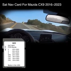 Compatibile con Mazda CX9 dal 2016 al 2023 GPS SD Card Mappa Navigazione 8GB Cover GCC Medio Oriente Oman Jordan