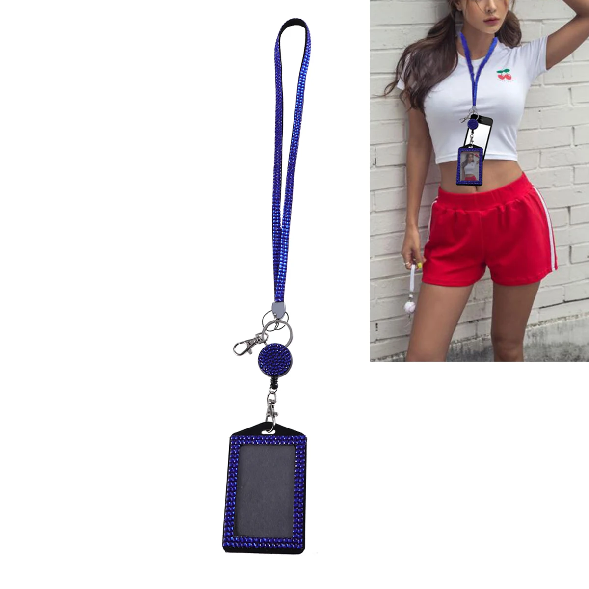 

Mobile Phone Chain Bussiness Holder Lanyard Badge Travel Credit Pendant Business Case