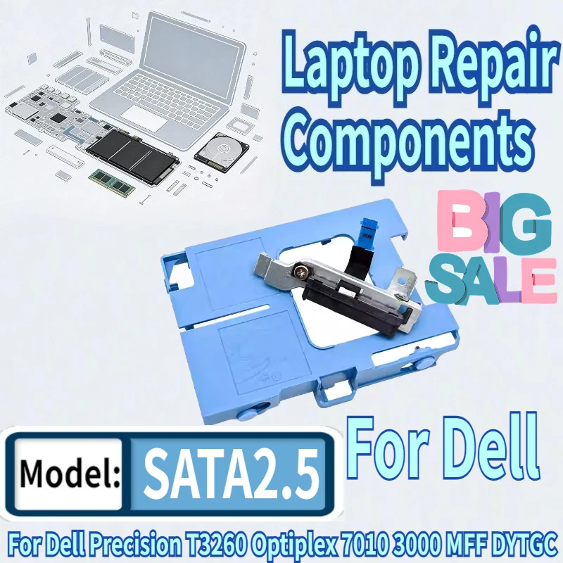 0DYTGC 2.5 Hard Drive Caddy HDD SSD For Dell Precision T3260 Optiplex 7010 3000 MFF DYTGC Fast Ship