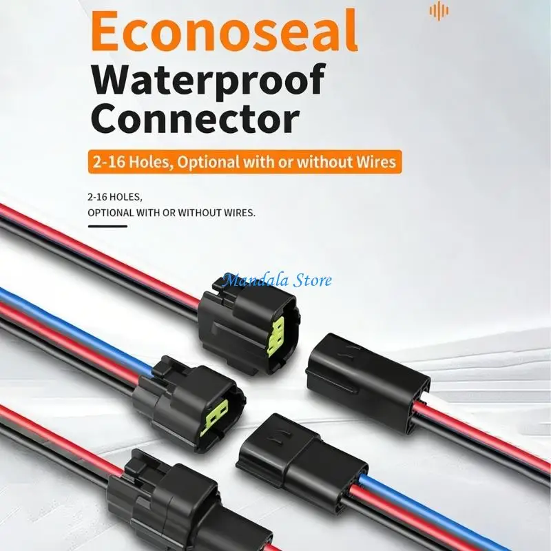 U2JC Waterproof Electrical Connector Plugs with Multiple Hole Option Waterproof for Secure & Strong Wiring Connection
