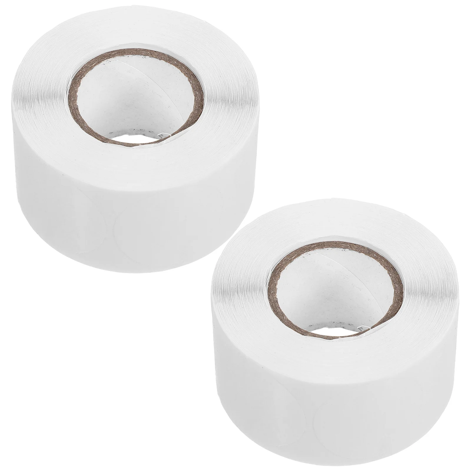 

2 Rolls Clear Round Stickers Transparent Sealing Labels For Envelopes Packaging Waterproof Self-Adhesive Package Seals Bread Bag