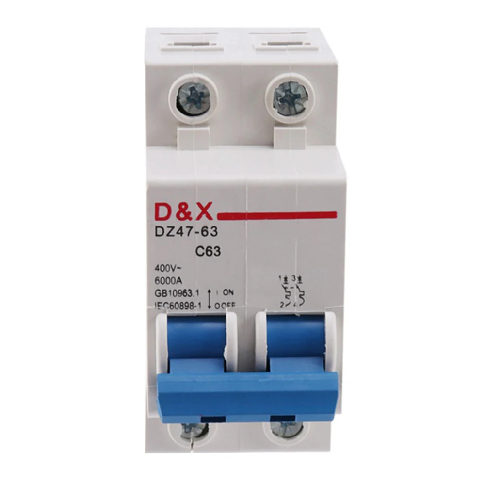 

2P 63A DC400V MCB Solar Energy Photovoltaic (PV) Solar DC Circuit Breaker