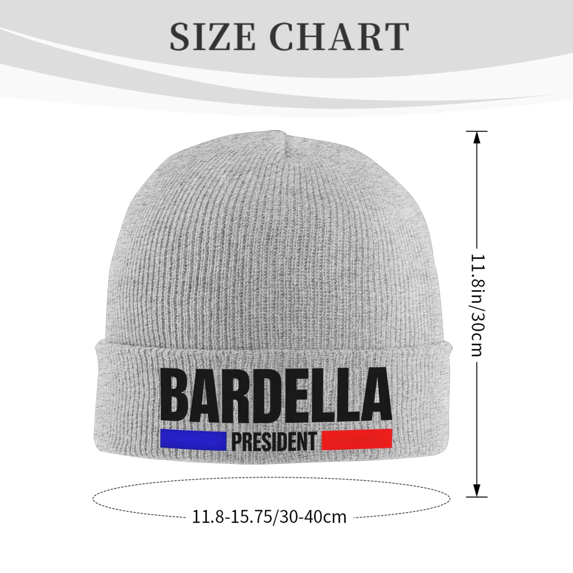 2027 Bardella Collection President Election France Winter Skullies Beanies Hat Autumn Knitted Hats Bonnet Caps for Women Men