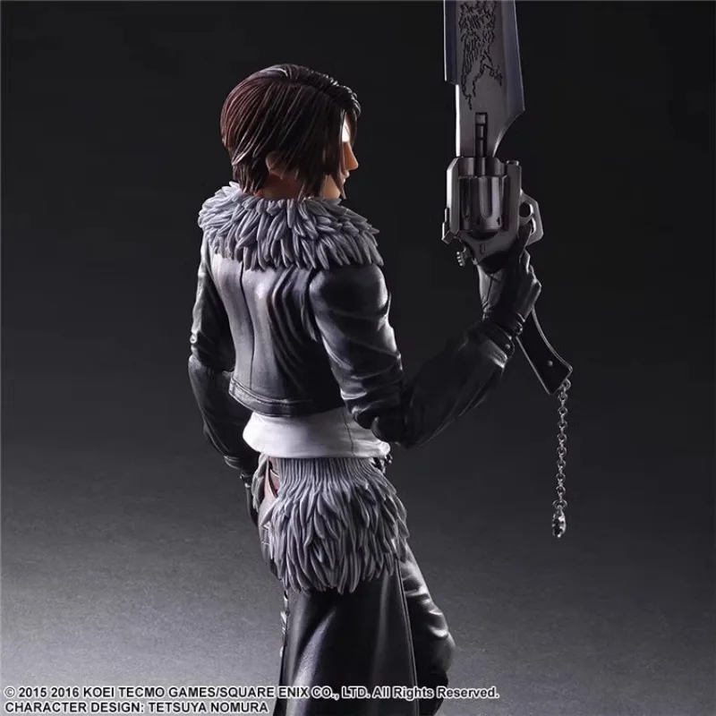 Oryginalna figurka akcji SQUARE ENIX PLAY ARTS Final Fantasy VIII FF8 Squall Leonhart Aktywne stawy Model Kolekcje Prezent Bez pudełka