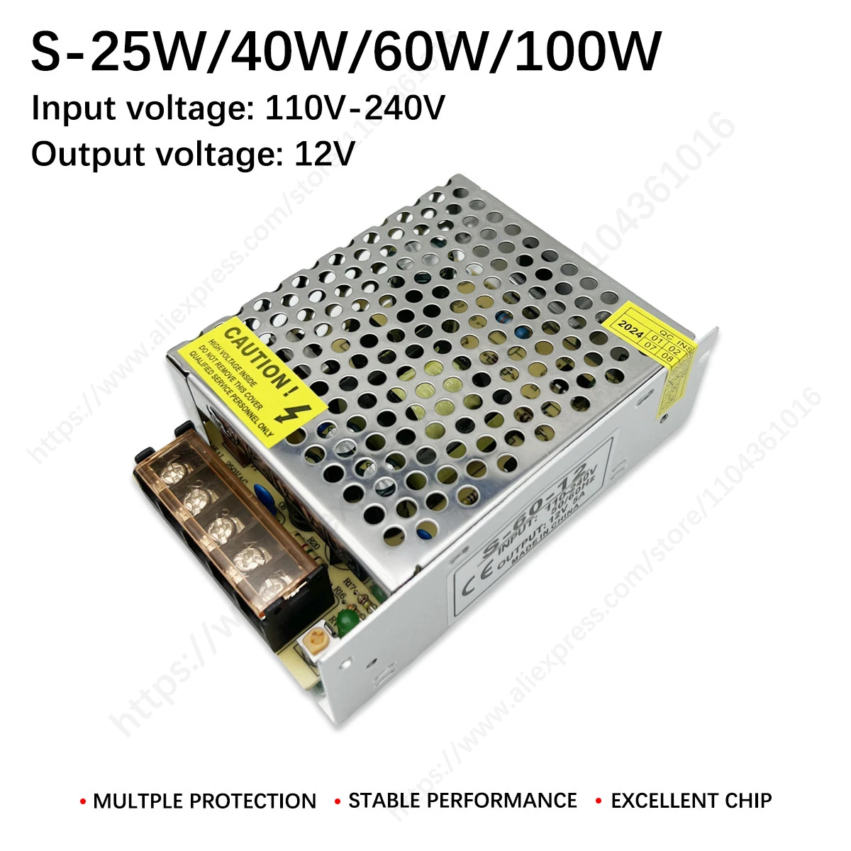 

12V 2A 3.2A 5A Switching Power Supply Source Transformers AC 220V To DC 12V LED SMPS Power Supply 12 V Volt For LED Strip CCTV