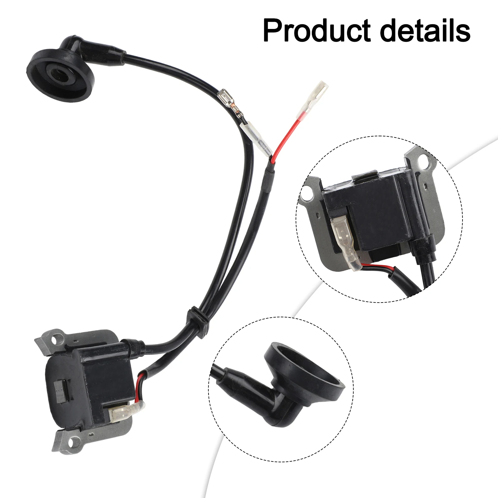 

Chimeneas Black Ignition Coil Compatibility With Tillers Easy Installation Enhanced Engine Performance For 43cc Engines