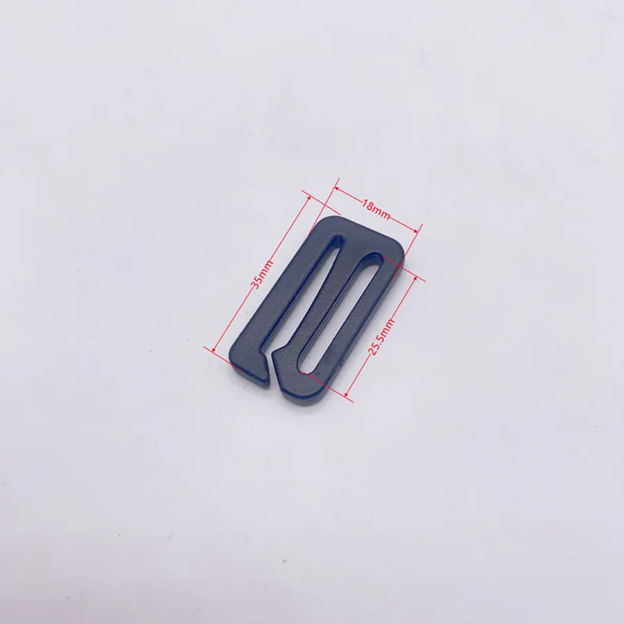 POM Plastic Buckles 9 Hook, Strap Release Button Adjusters, Bag Belt, Backpack, Pet DIY, inside diameter 20mm 25mm 38mm 51mm