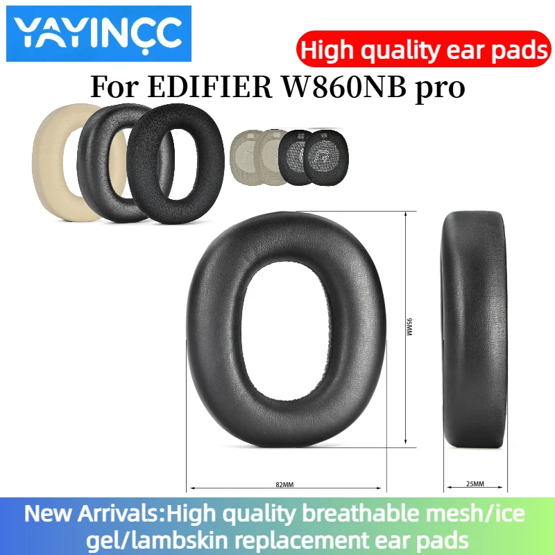 

YAYINCC Replacement Ear Pads With buckle Cushions For EDIFIER W860NB pro Headphone Soft Memory Foam Pads/Earpads