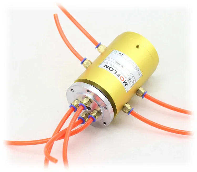 G1/4 Gas-electric-hydraulic integrated rotary joint Gas-electric-hydraulic hybrid slip ring Gas-electric slip ring