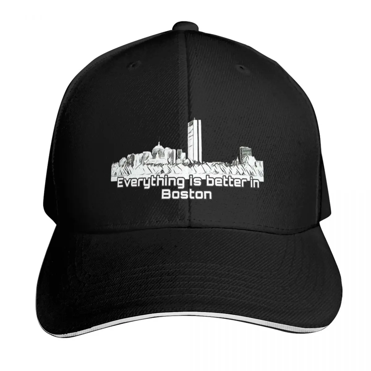 Everything is better in Boston Baseball Cap Gift for Him Her Casual Daily Wear Quick Dry Performance