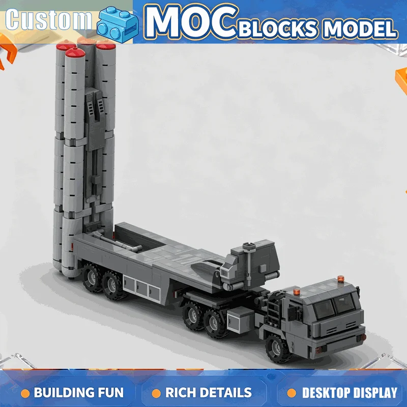 1046 Parts Army Air Defense Launch Vehicle Building Blocks MOC Model Custom DIY Puzzle Assembly Educational Creative Toy Gifts