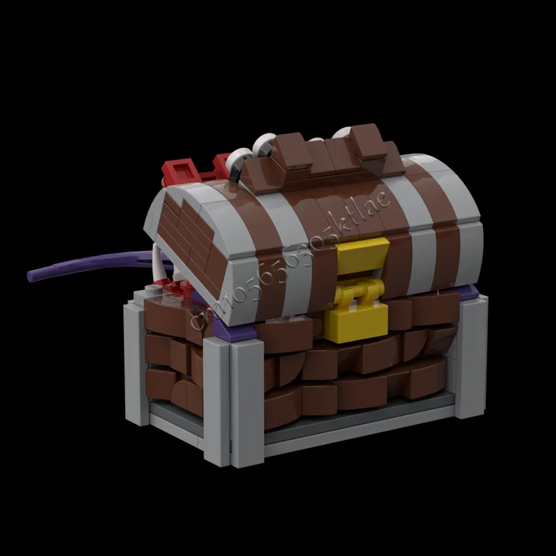 317 pçs moc jogo imitar baú para almas escuras blocos de construção conjunto masmorras e tesouro final monstro tijolos brinquedos presente aniversário do miúdo