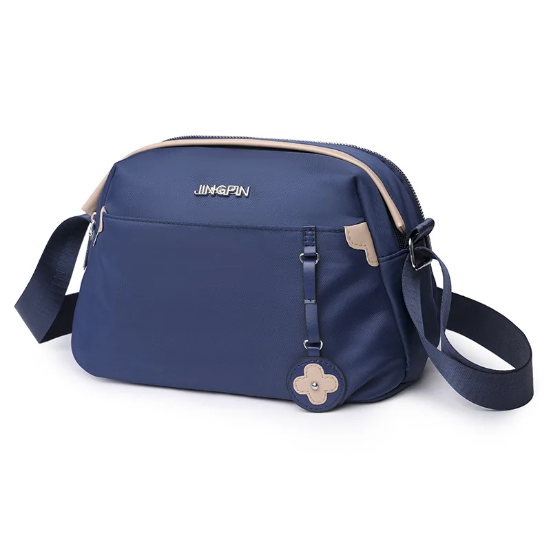 Nylon Oxford Cloth Shoulder Bag New Cross-border Women\'s Large Capacity Casual Crossbody Bag Lightweight Small Square Handbag