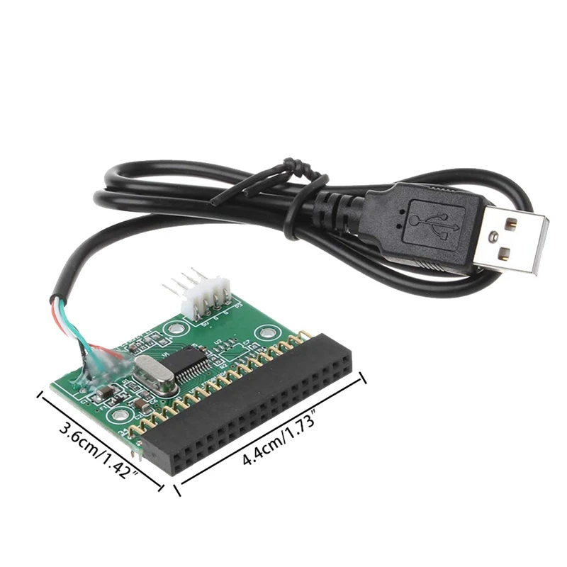 1.44Mb 3.5Inch Floppy Drive Connector 34 Pin to USB Cable Adapter Pcb Board,USB Disk to Floppy Disk A