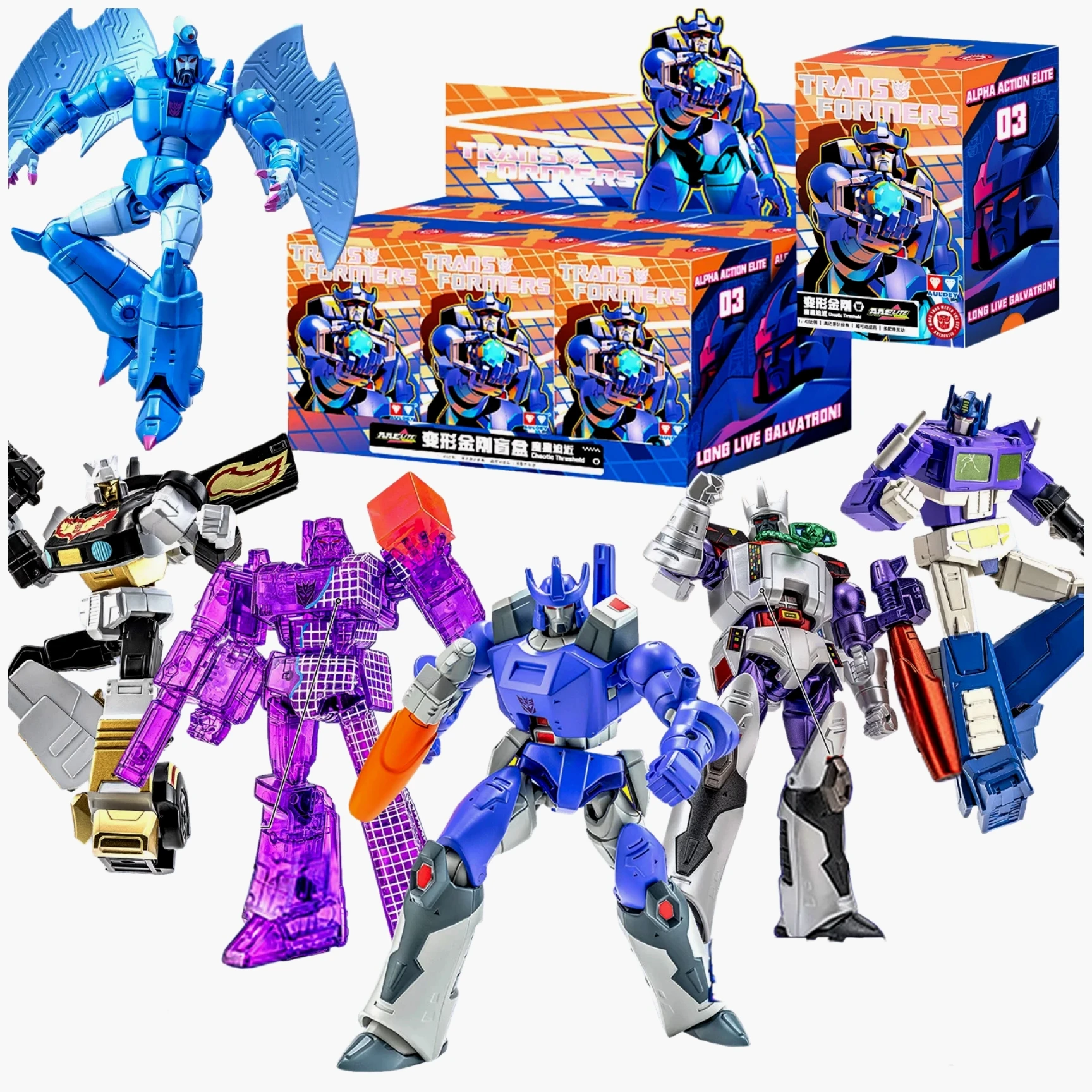 

Auldey Transformers AAE S3 Magic Star Blind Box Joints Movable Megatron Optimus Prime Sunstorm Action Figures Kids Xmas Gift Toy