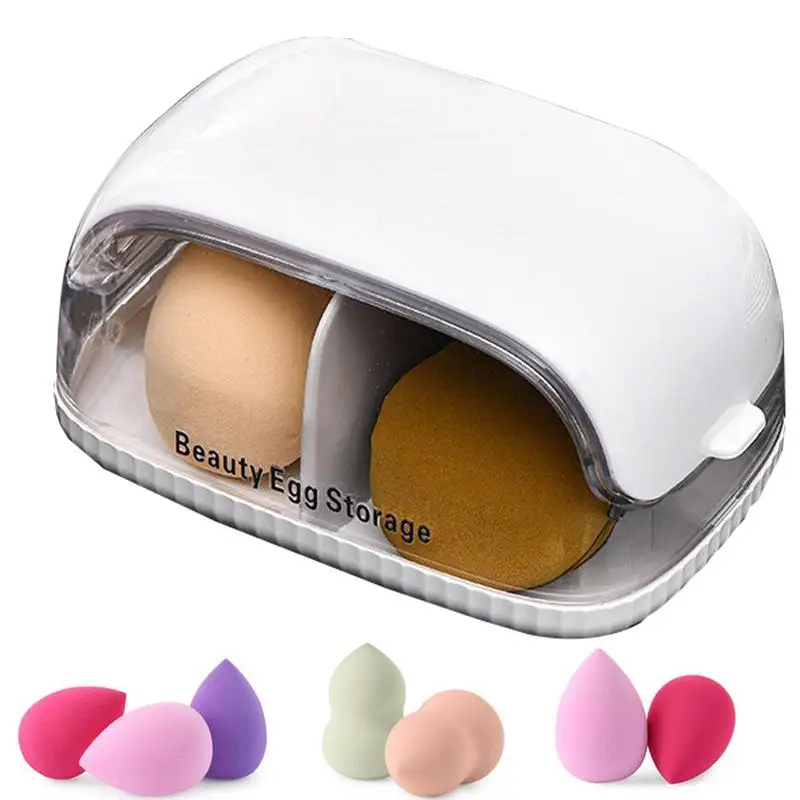 Make-Up Schwamm Fall Tragbare Staubdicht Kosmetische Ei Lagerung Box Multifunktionale Schönheit Werkzeuge Lagerung Box Make-Up Mixer Fall