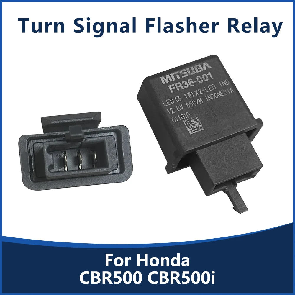 

For Honda CBR500 CBR500i CBR 500 CBR 500i Motorcycle Accessories LED Turn Signal Flasher Relay Bulb Hyper Flash Switch