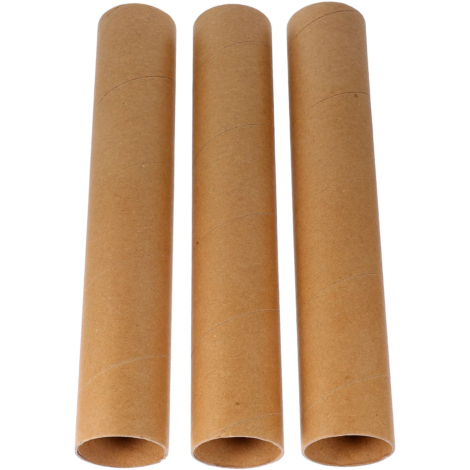 3Pcs Blank Paper Tube DIY Craft Roll for Classroom Early Education Creative Art Projects Poster Storage and Transportation