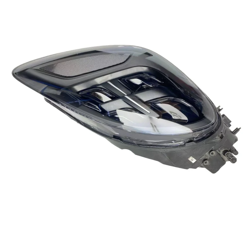 Original Headlamps for Porsche Cayenne GTS 2019-2023 LED Matrix Headlights White Stripes US Version Auto Lighting Systems