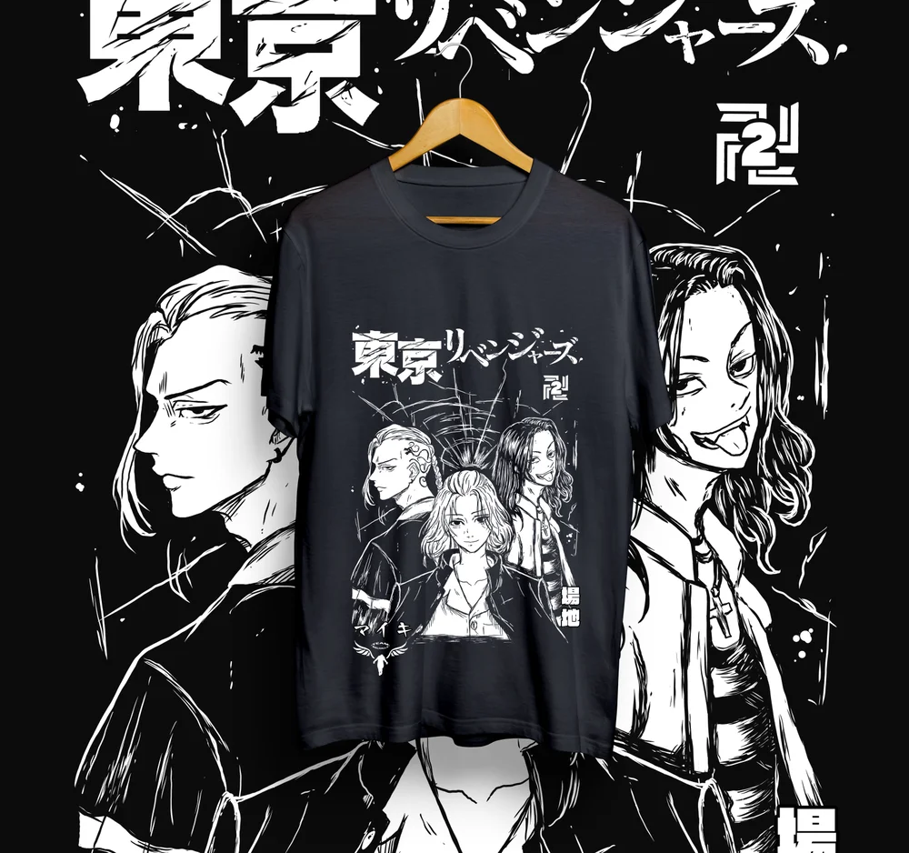 

Draken T-shirt Ken Ryuguji Tokyo Revengers Anime Mikey Manjiro Shirt All Size