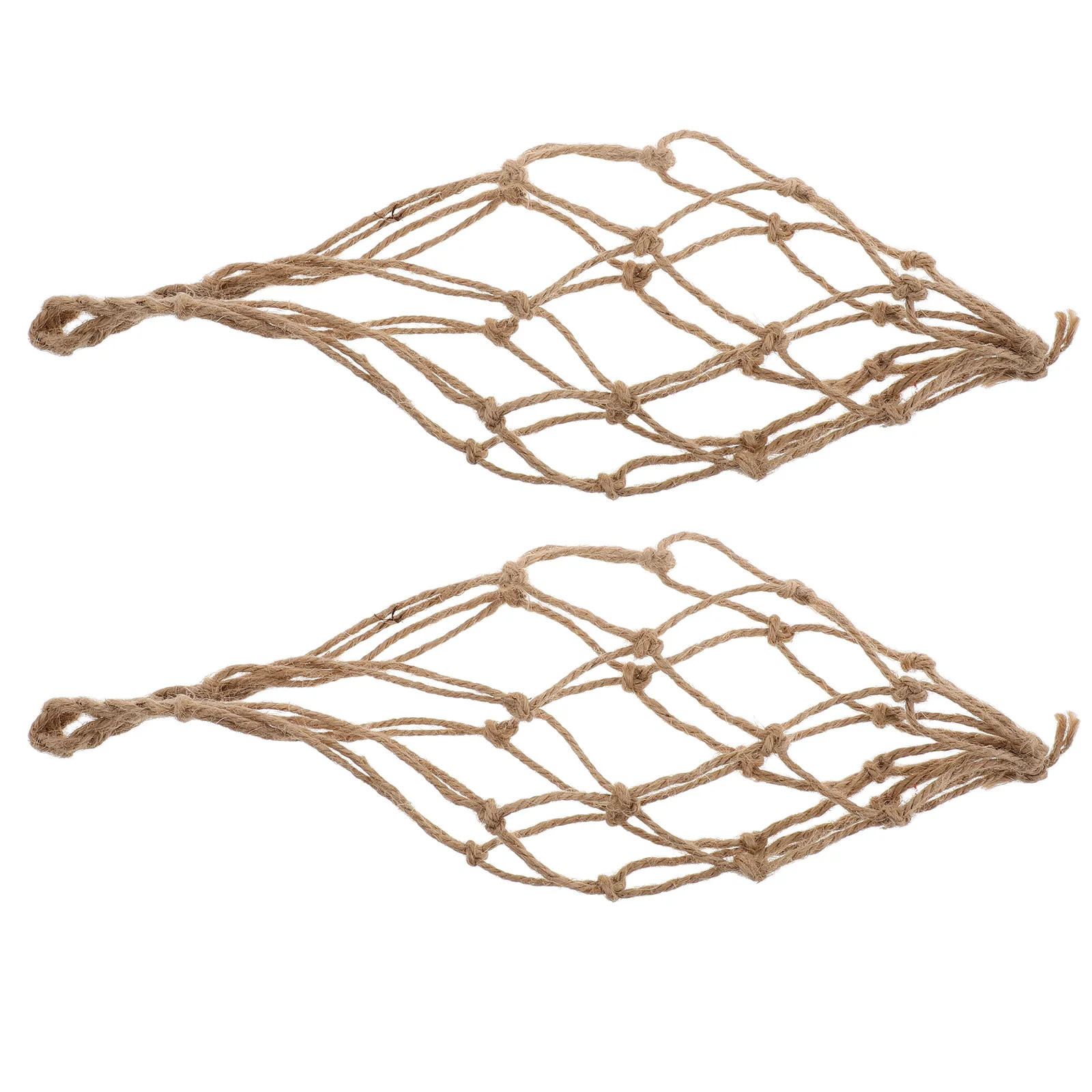 

2pcs Twine Rope Wine Jar Carrier Vintage Mesh Bottle Holder For Home Bar Restaurant Storage Travel Case Reusable Wine Bottle